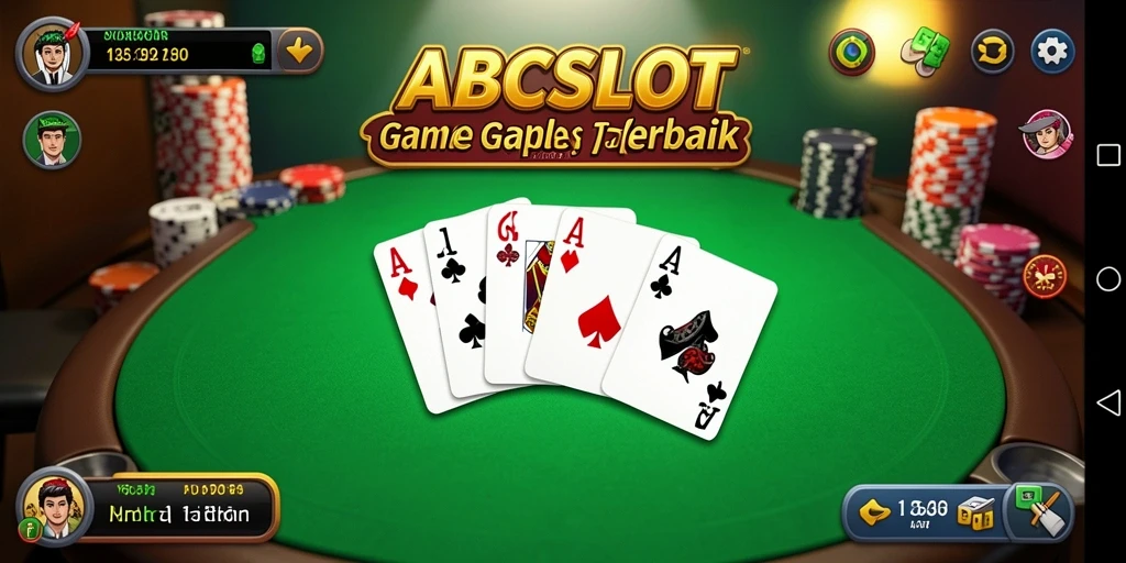 Screenshot gameplay ABCSLOT menunjukkan keseruan dan interaksi permainan Gaple.