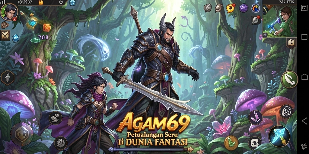 Tampilan gameplay AGAM69 dengan grafis memukau dan petualangan seru.