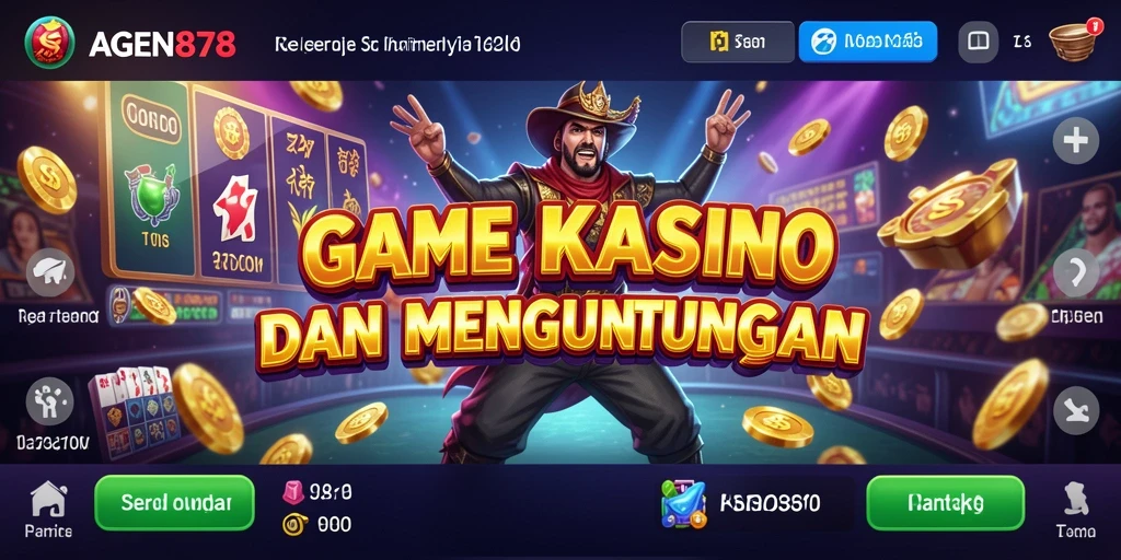 Tampilan menarik dari gameplay AGEN878 yang penuh aksi kasino.