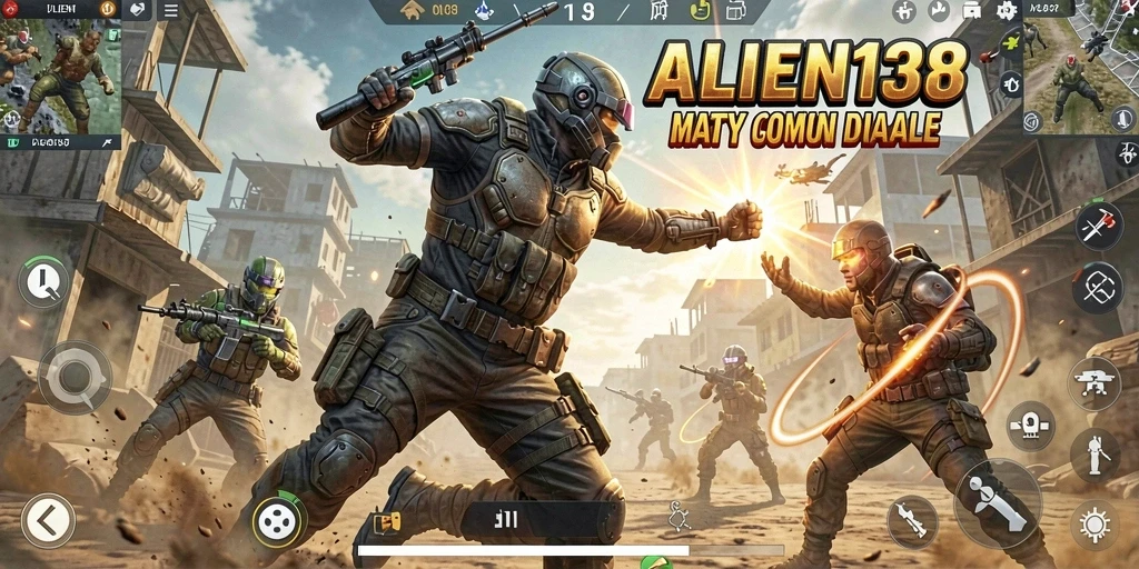 Gameplay menegangkan dari ALIEN138 dengan strategi Battle Royale yang seru.
