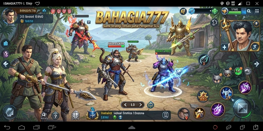 Tampilan gameplay <strong>BAHAGIA777</strong> yang menarik dan penuh aksi.