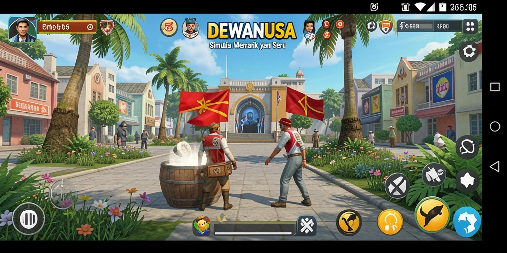 Screenshot utama DEWANUSA menampilkan pengalaman gameplay Simulation yang menarik.