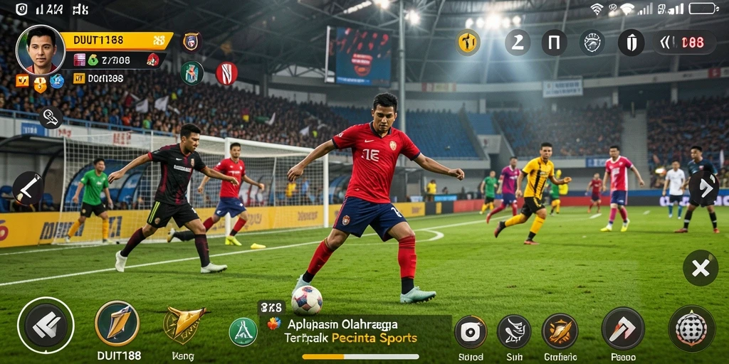 Screenshot gameplay DUIT188 yang menampilkan aksi olahraga seru.