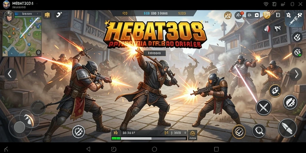 Screenshot HEBAT303 menampilkan aksi seru dan pertarungan mendebarkan.