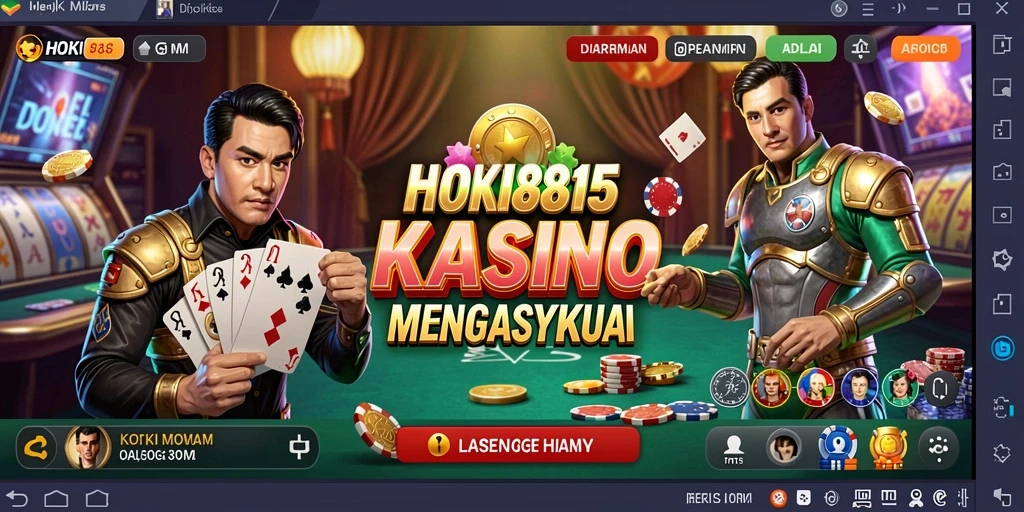 Tampilan gameplay HOKI8815 yang menarik dan menegangkan.