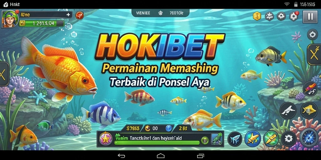 Gameplay HOKIBET yang mendebarkan dengan suasana memancing yang realistis.