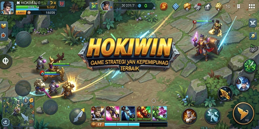 Tampilan gameplay HOKIWIN dengan strategi yang dinamis.