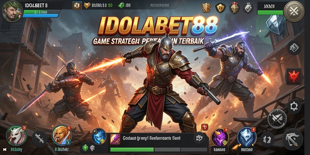 Gameplay menarik dalam <strong>IDOLABET88</strong> yang penuh strategi dan pertempuran.