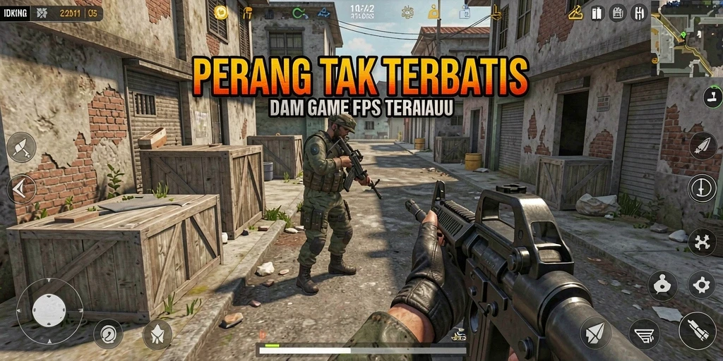 Gameplay seru dan menegangkan dari IDRKING dengan grafis memukau.