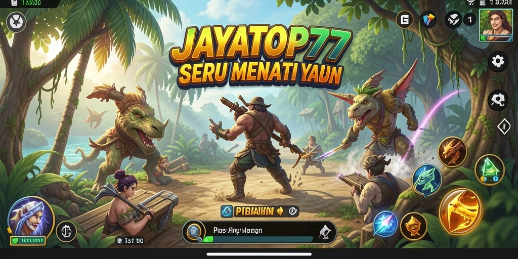 Tampilan aksi seru dalam petualangan JAYATOP77.