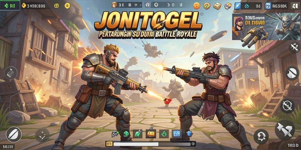 Gameplay seru dari JONITOGEL dalam pertarungan Battle Royale.