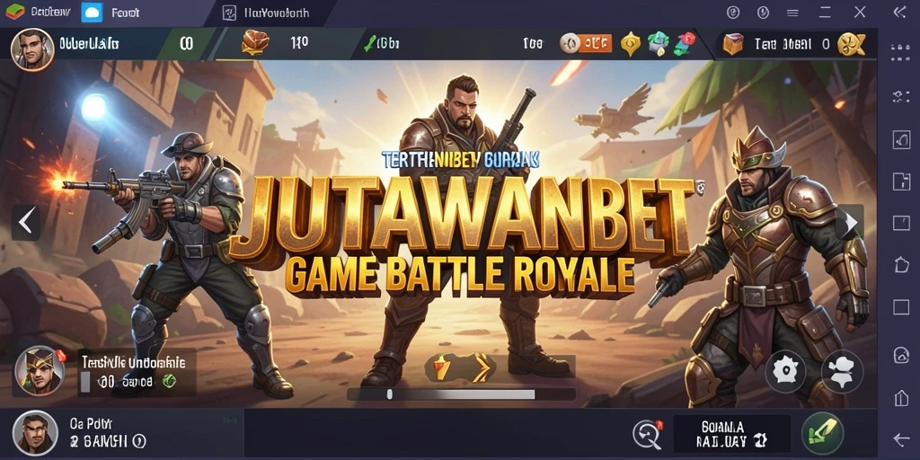 Gameplay seru di JUTAWANBET dengan pertempuran intens.