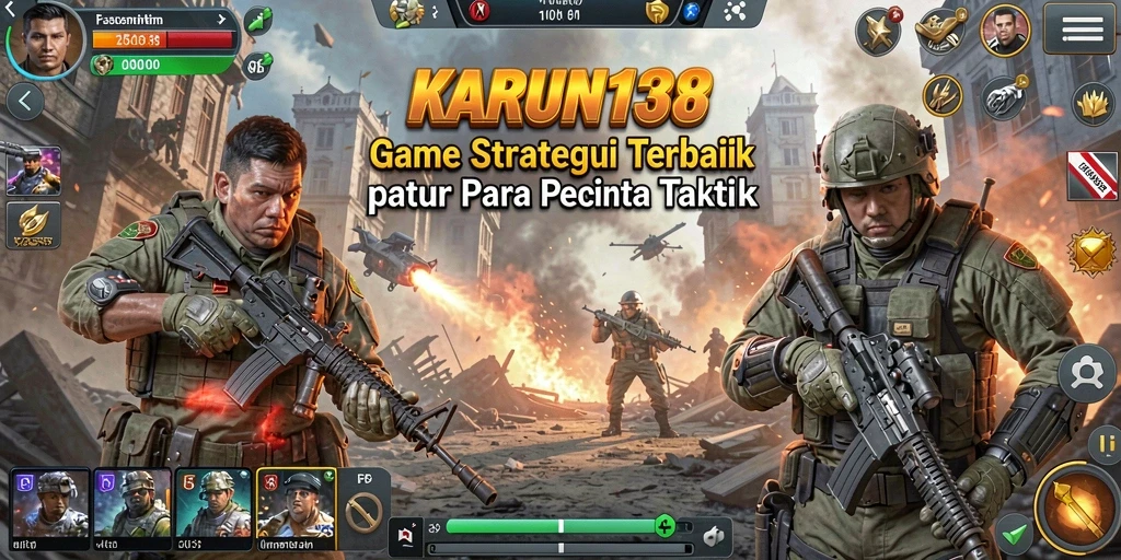 Screenshot gameplay <strong>KARUN138</strong> menunjukkan aksi taktis dan strategi hebat.