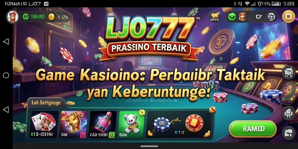 Tampilan menarik gameplay Kasino dengan grafis yang memukau dan fitur interaktif.