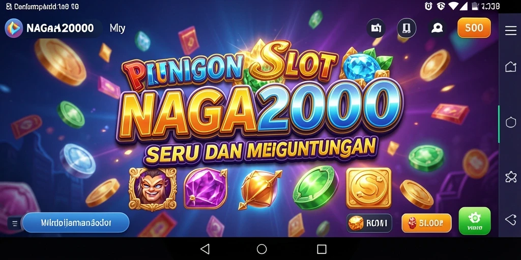 Gameplay NAGA2000 yang seru dan penuh warna.