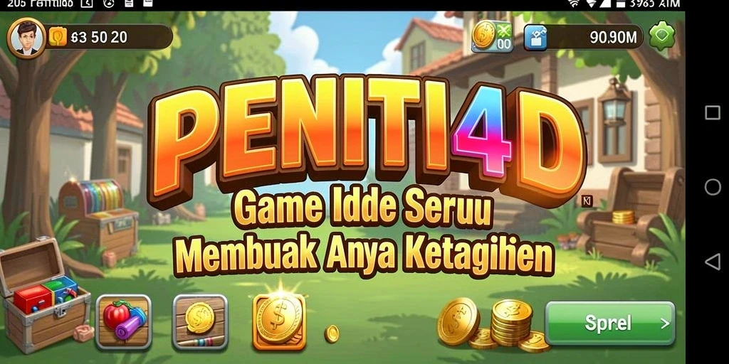Tampilan gameplay PENITI4D yang menarik dan memikat.