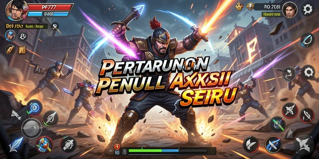 Tampilan gameplay Action yang menegangkan di PF777.