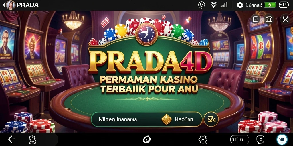Tampilan gameplay menarik dari PRADA4D dengan suasana Kasino.