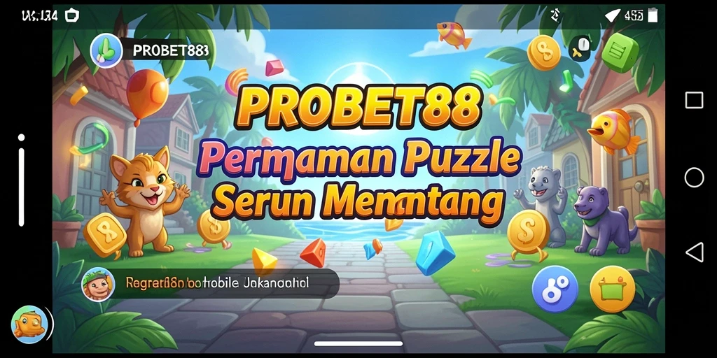 Tampilan gameplay seru dalam PROBET88 dengan berbagai puzzle menantang.