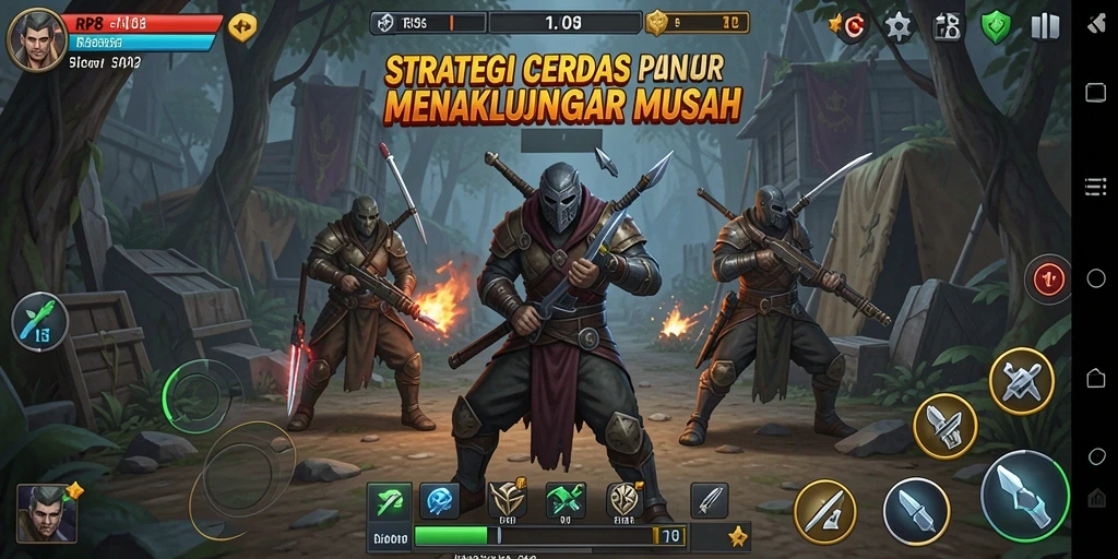 Tampilan screenshot RP8 memperlihatkan aksi seru dalam gameplay strategi.