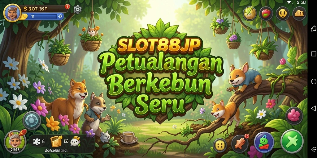 Gameplay seru berkebun di <strong>SLOT88JP</strong> dengan berbagai tanaman yang tumbuh.