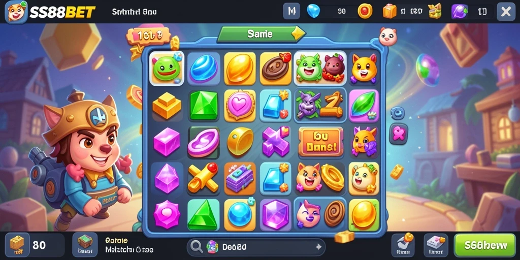 Tampilan gameplay SS88BET yang seru dan berwarna-warni.
