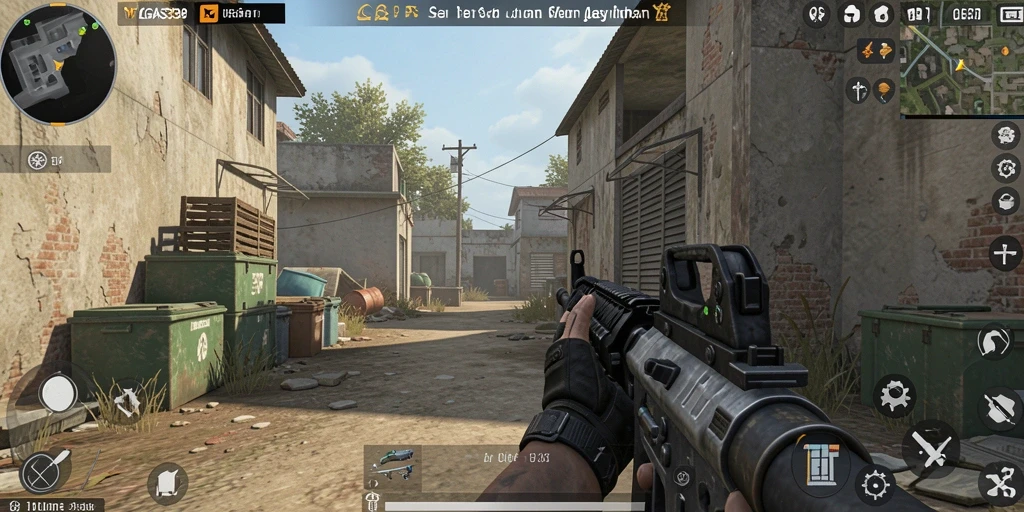Screenshot gameplay VEGAS338 dengan suasana pertempuran intens.