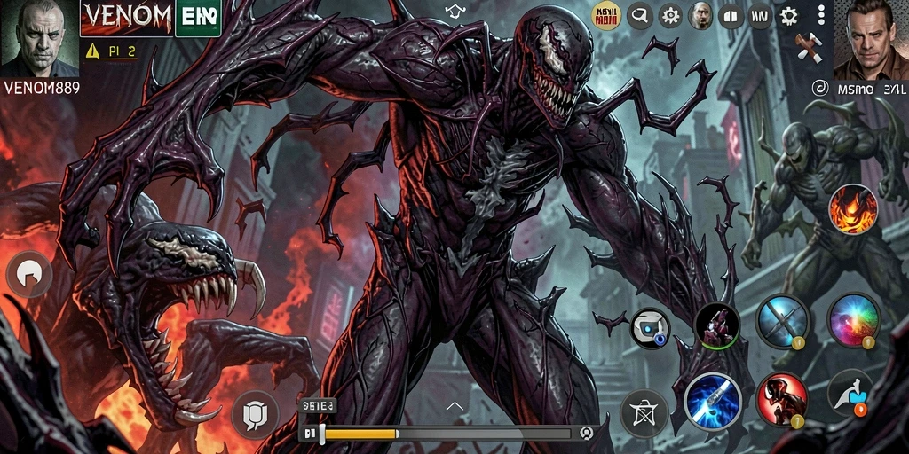 Tampilan gameplay utama VENOM889 dalam simulasi yang mendalam dan interaktif.
