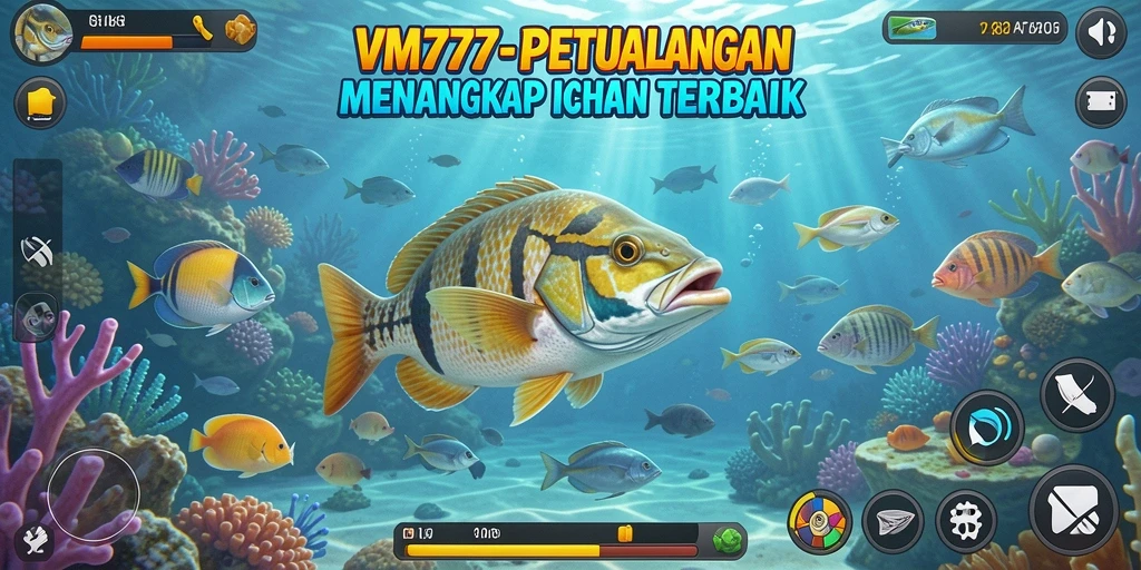 Tangkapan ikan ikonis dalam gameplay menakjubkan.